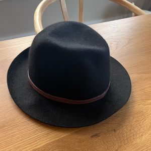 Black Borsalino felt hat